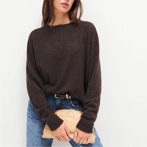 Reformation boyfriend cashmere sweater
